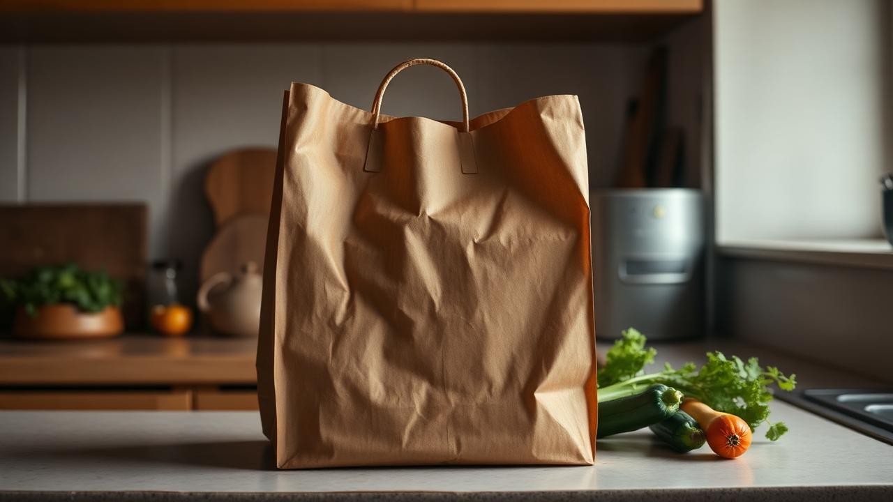 Grocery cart and household bills next to a rising price-index line chart